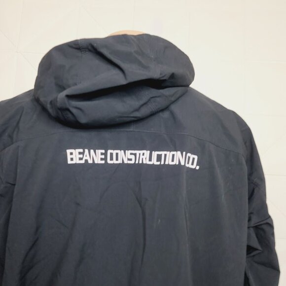 Carhartt Men's Black Hooded Long Sleeve Outdoor Rain Jacket Size Large - Picture 5 of 10